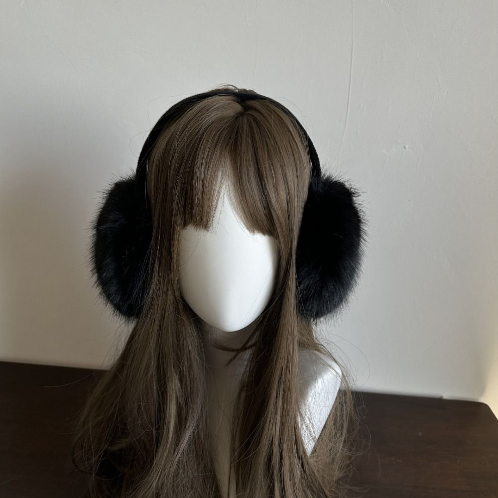 Leopard Imitation Fur Plush Earmuffs Y2k Ear Muffs Soft Ear Mask Winter