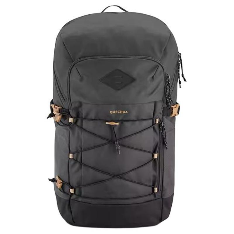 

DECATHLON 20 л Дорожный Походный Повседневный Большая Вместимость Походный Рюкзак Школьный Рюкзак ПЭТ Черный Серый Унисекс Одинаковая Модель для Пары черный серый
