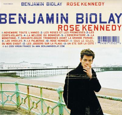 CD BENJAMIN BIOLAY - Rose Kennedy 724381135228 Virgin 2001 EU Dance & Electronica Used