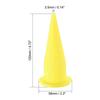 24Pieces Caulking Nozzle Cone Caulking Guns Caulk Nozzles Applicator Sausage Caulking Guns Cone Nozzles Reusable