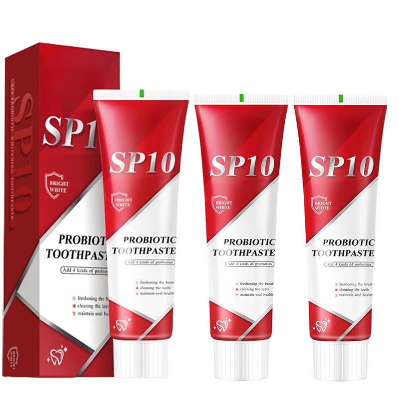 Dentifrice probiotique SP-10 Blanchiment des dents Élimine la plaque dentaire Taches Blanchiment des dents Hygiène bucco-dentaire Propre Haleine fraîche Produit de soin des dents