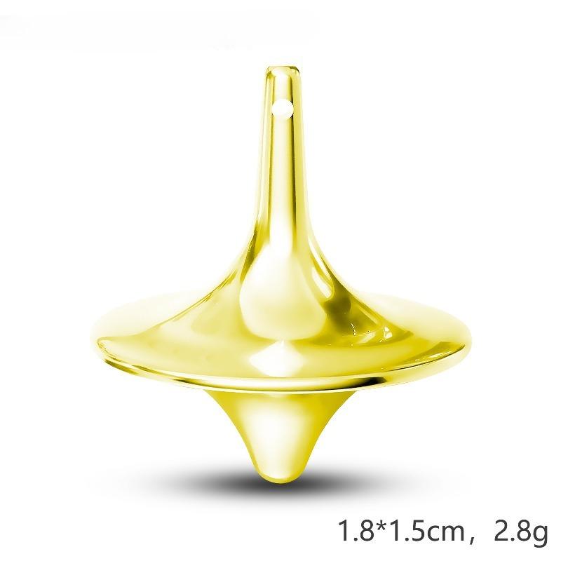 Metal Gyro Hot Movie Totem Silver Hand Spinning Top Fingertips Small Cyclone Gyroscope Antistress Fidget Toys For Children Gifts