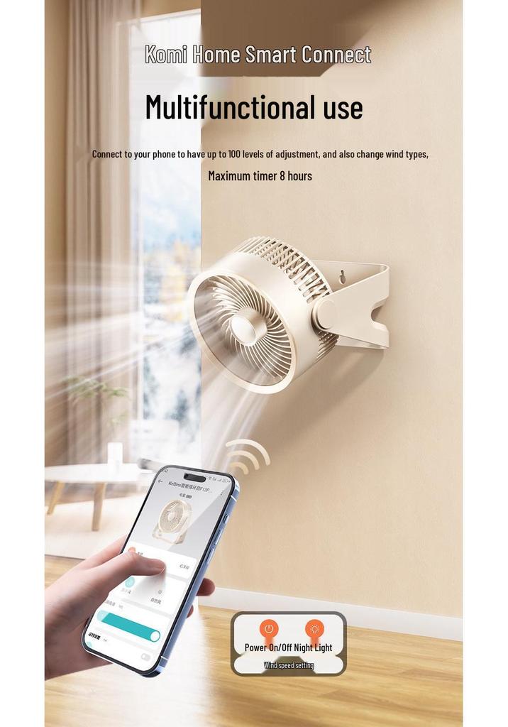2026 Smart Cooling Silent USB Desktop Fan for Office