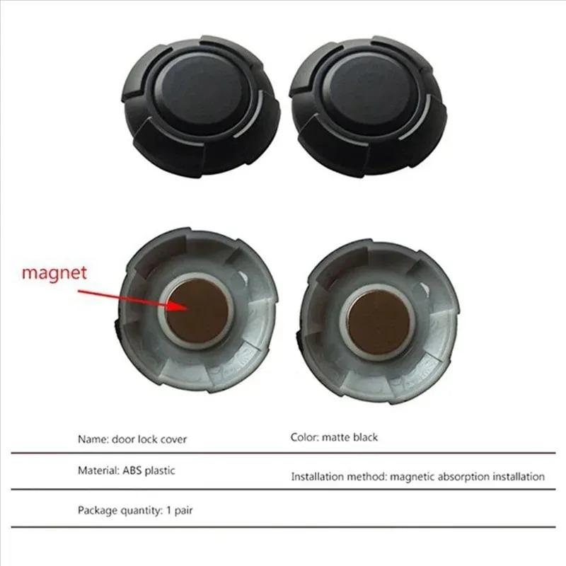New Car Door Key Hole Trim Cover 2PCS Magnetic for Jimny JB74 2019-2026 Door Lock Cover Exterior Accessories
