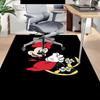 Minnie Mouse Floral Pose Carpet For Playroom Bedroom Living Room Sofa Home Decorkids Game Area Rug Nonslip Floor Mat