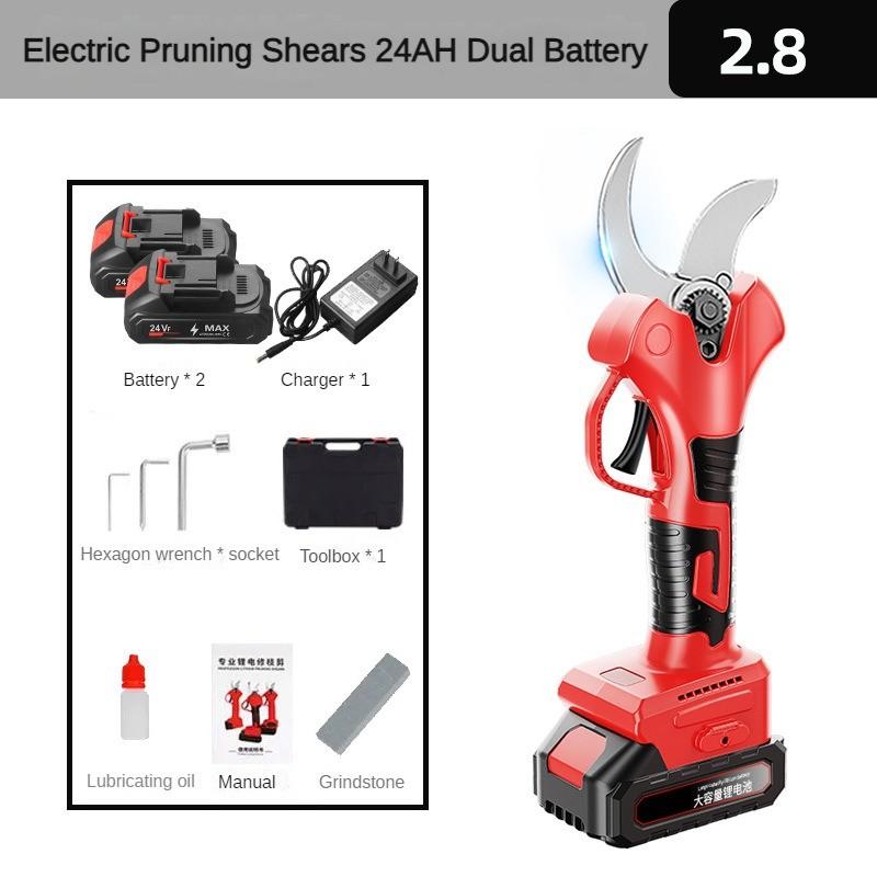 Rechargeable Branch Cutting Scissors Household Gardening Fruit Tree Pruning Tools Portable Electric Pruning Shears