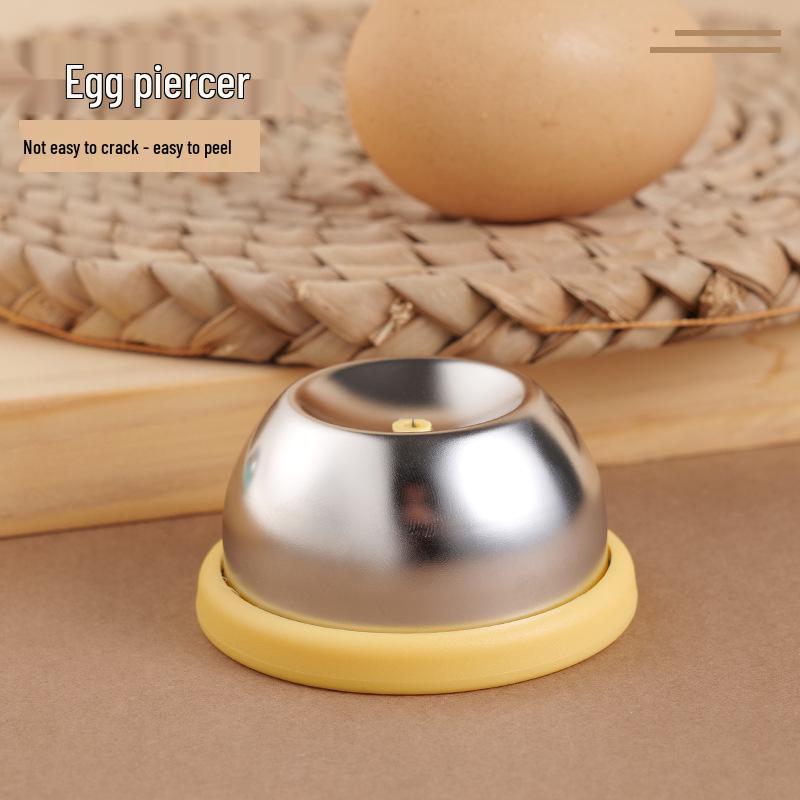 Egg Piercing Tool: Manual Egg Puncher with Explosion-Proof Needle for Quick Boiled Egg Prep