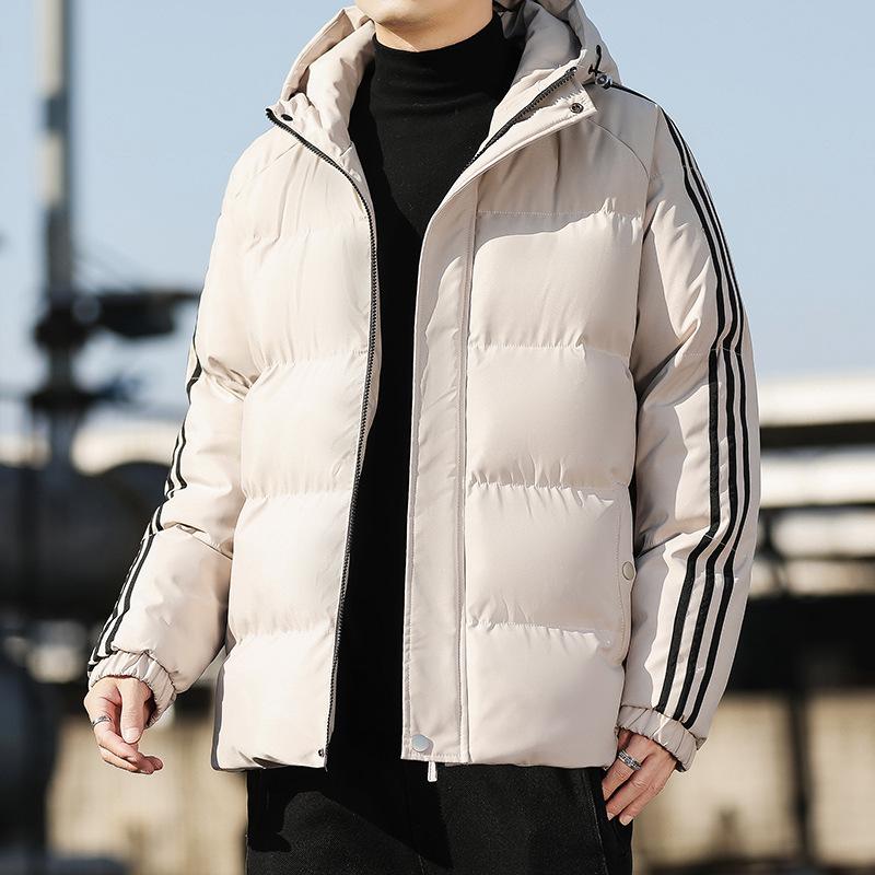 

Хлопковая одежда с капюшоном Мужская зимняя свободная большого размера хлопковая одежда Северо-восточная ветрозащитная теплая куртка Утолщенная верхняя хлопковая куртка 5XL хаки