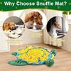 Turtle-Shaped Snuffle Mat Dogs - Interactive Scent Training Puzzle Toy To Burn Energy Reduce Boredom