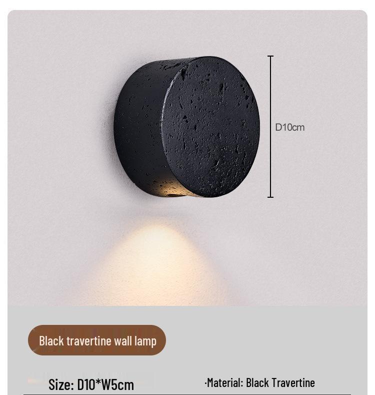 Wabi-Sabi Mid-Century Creme Wandlampe für Schlafzimmer oder Wohnzimmer