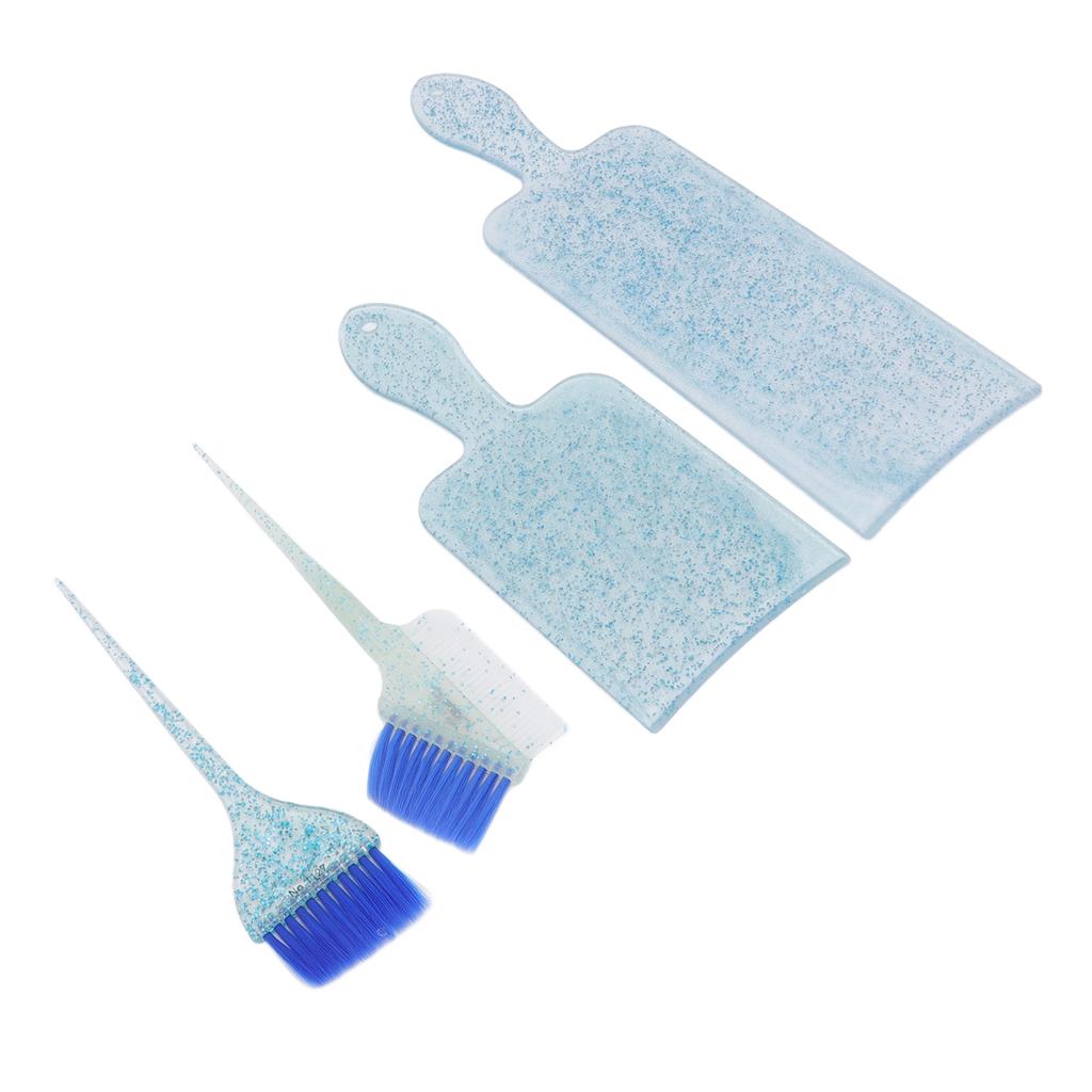 Hair Dye Board Brush Prevent Slip Soft Bristles Portable Exquisite Hair Coloring Kit for Home Salon