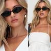 Retro Oval Sunglasses for Women Men Fashion Small Oval Sunglasses 90s Vintage Shades 2 Pieces a Lot