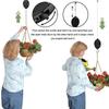 Retractable Plant Pulley Adjustable Plant Hanger Hanging Flower Hook