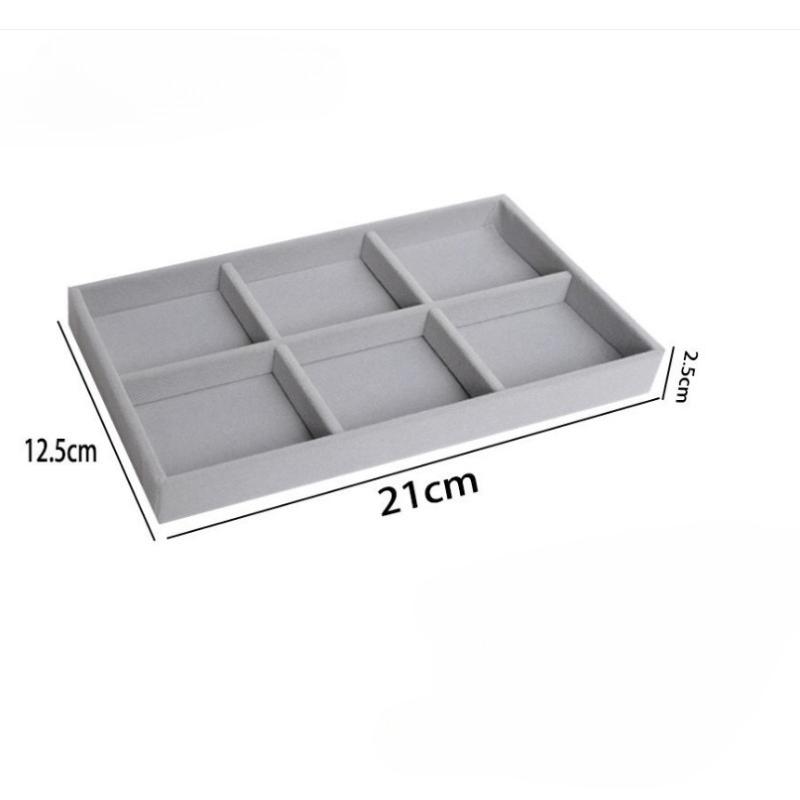 Flannel Jewelry Tray, Jewelry Display Tray, Ring, Bracelet Jewelry Display Tray, Drawer Storage and Sorting, Inner Tray.