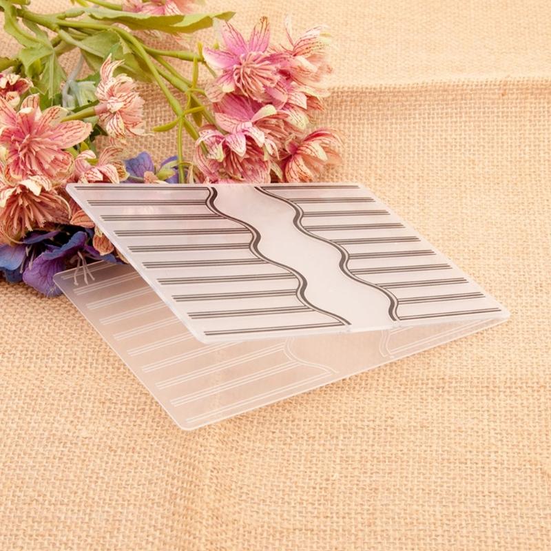 Strukturierte Prägefolder Papierbasteln Dekorative Prägeschablonen Strukturierte Scrapbooking-Vorlagen für Kartenherstellung