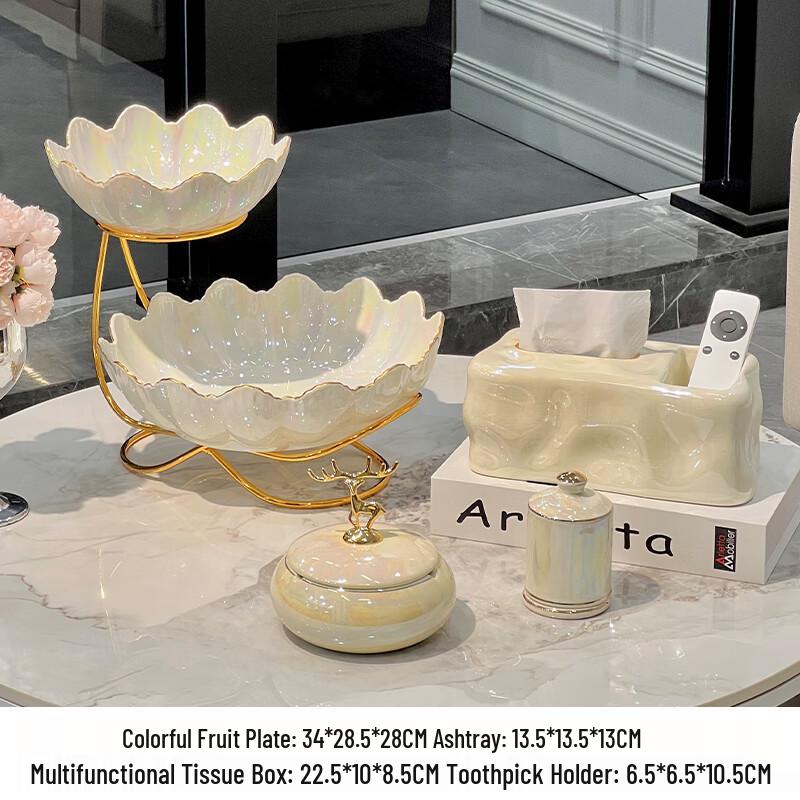 Light Luxury European Multi-layer Fruit and Dessert Stand