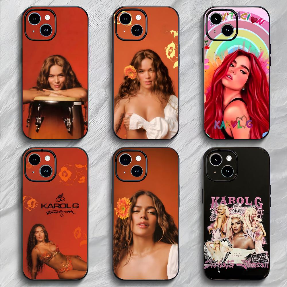 Latin Pop Singer K-Karol G Phone Case Phone Case Soft Packaging Lightweight For iPhone17 16 15 14 13ProMax