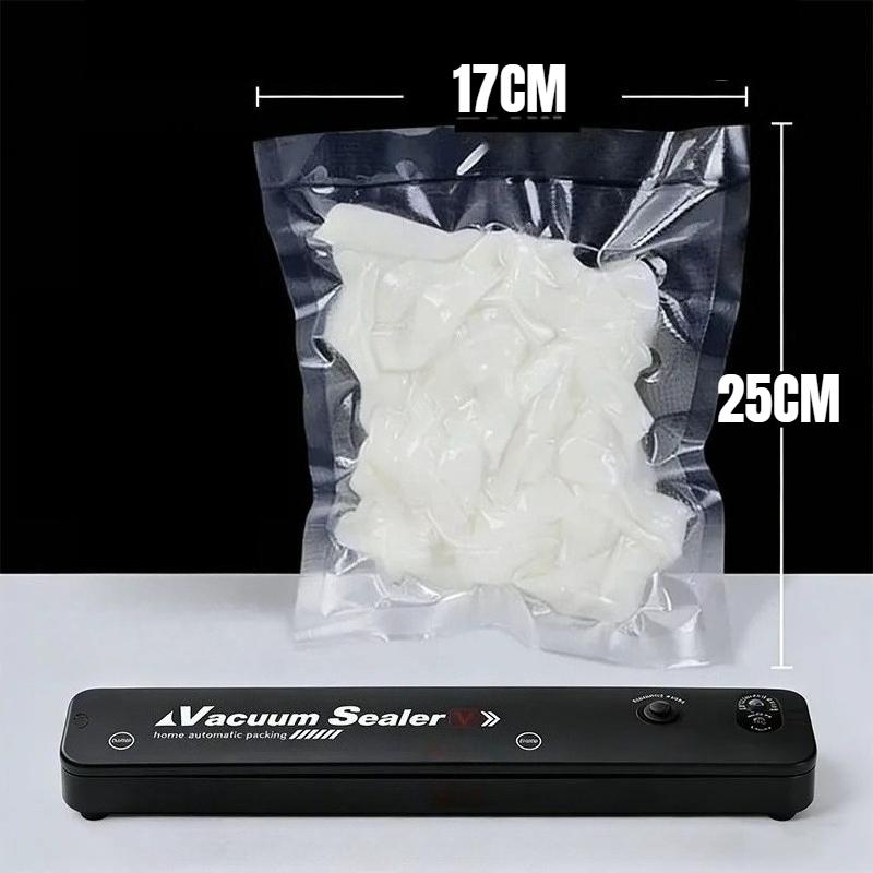 Automatic Small Food Vacuum Sealer Machine Premium Compact Food Packaging Plastic Sealers for Cooked Food Preservation