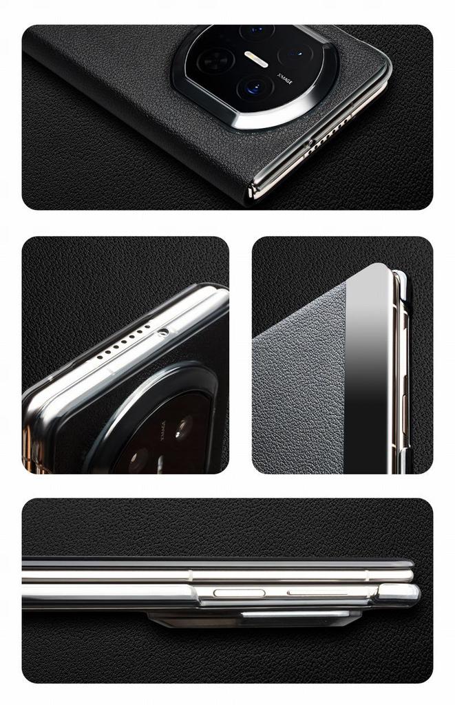 Qiali Huawei Mate X7 Sběratelská edice Originální kožené výklopné pouzdro