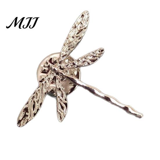 Practical Scarf Fastener 1/2Pcs Women Brooch Pin, Dragonfly Design Decorative Lapel Pin Accessory for Sweaters Dresses Suits Hats