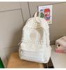 Schoolbag High Value Japanese Ins Sweet Girl Soft Heart Glutinous Bubble Small Backpack Simple Mori Middle School Student Backpack