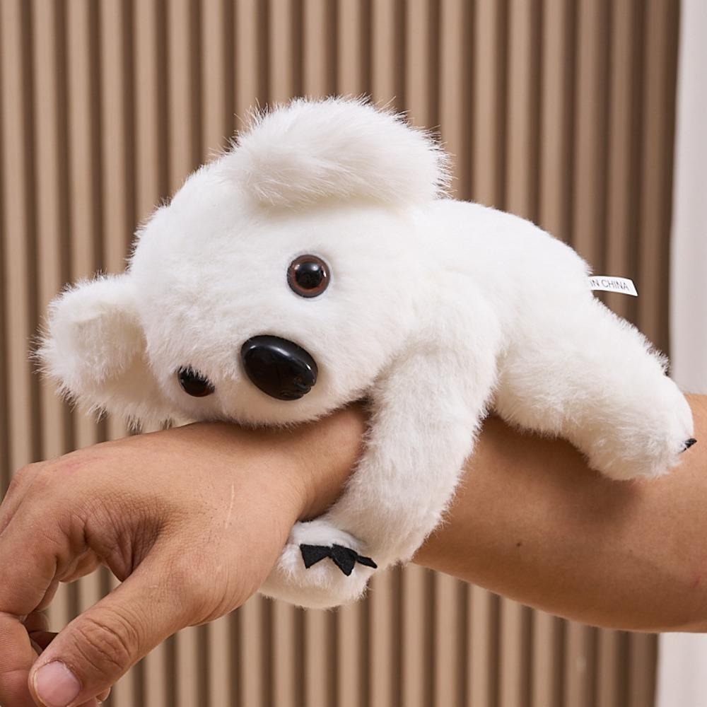 Koala Tiger Slap Snap Wrap Forest Animal Plush Hand Ring Children Game Props