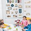 Boho Affirmation Station Bulletin Board Set Positive Posters for Classroom Decor Motivational Affirmations Accents Cutouts for Back To School