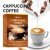 Premium Instant Cappuccino Mix 10g x 10 Pack, Coffee Solid Drink with Natural Herbal Energy Boost
