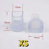 1pair New High Heel Protector Covers for Women Black Transparent Invisible Non-slip Wearable Heel Cover Shockproof Accessories