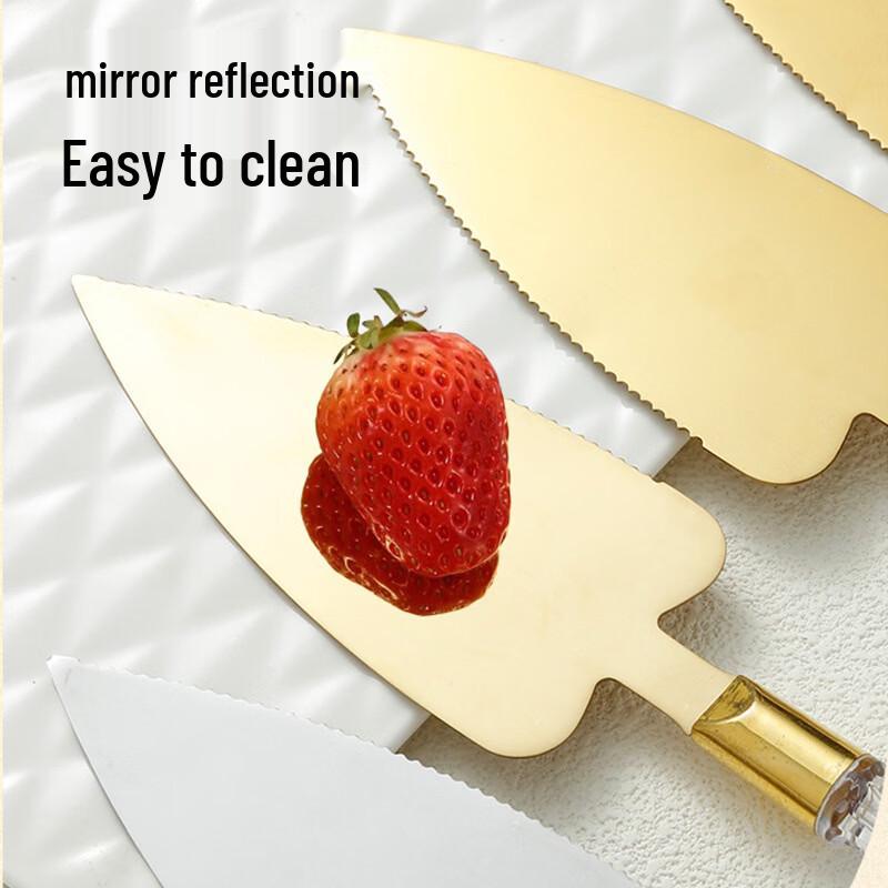 Crystal Handle Pizza and Cake Serving Set