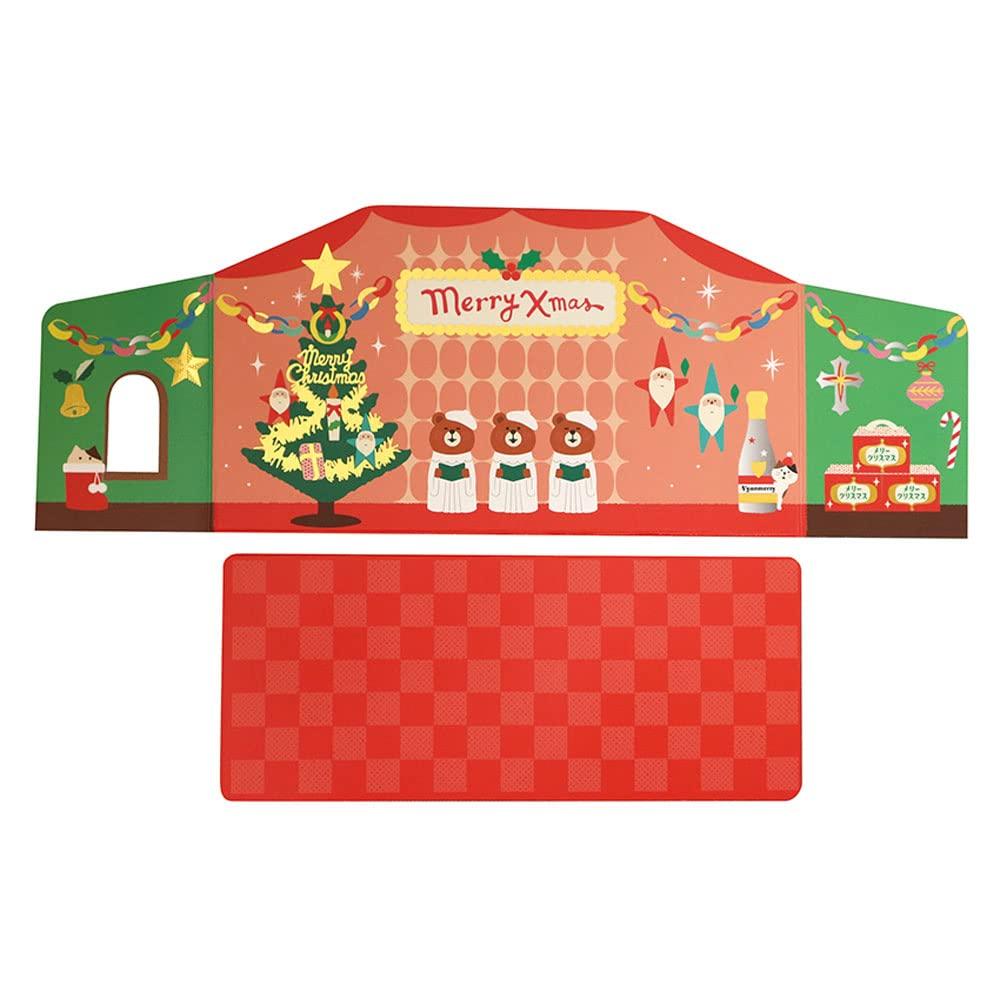 Decor Corporation Concombre Christmas Party Background 370 X H130 Card, Unfolded, Wall (ZXS-28519)