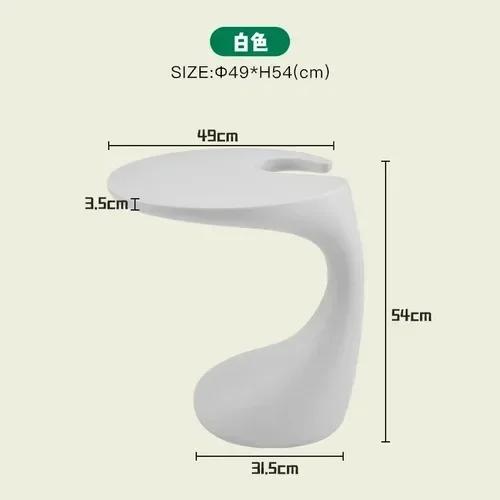 Unique Coffee Table Home Ornament Portable Modern Coffee Table Bedroom Nordic Round Korean Luxury Circle Mesa Centro Room