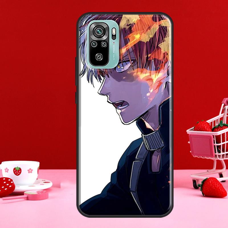 Anime Shoto Todoroki For Redmi Note 10 Pro Case For Redmi Note 11 Pro Note 8 9 Pro 9S 10S 11S 9C 9A 9T Cover