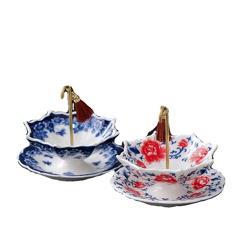 Filtri per Tè a Forma di Ombrello Cinesi Infusori per Tè Schermino Filtro per Tè in Ceramica Accessori per Cerimonia del Tè Decorazioni da Tavola per Tè Ornamenti