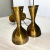 Italienische Diablo Wandleuchten - Stilnovo Stil Wandleuchte, Messing Doppelleuchte, Mid-Century Modern Wandlampe