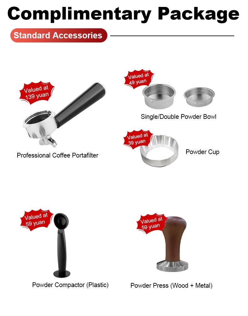 AOTE chytrý kávovar v italském stylu s mlýnkem, poloautomatickou duální extrakcí studené a horké kávy.