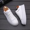 Mode Trendige Herren Klassische Mode Weiß Dicke Sohle Board Schuhe Outdoor Lässige Flats Mokassins Sport Walking Sneakers Zapatos Hombre