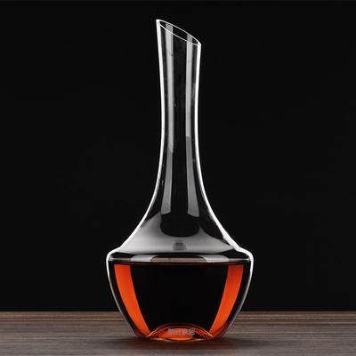 Red Wine Decanter with Big Belly, Lead-Free Crystal Glass, Wine Separator, Practical Pourer Tool, Family Bar, Practical, 1500ml