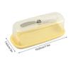 Household Tableware Kitchen Supplies Seal Butter Box Transparent Cover Cheese Storage Box Butter Dish With Lid and Knife