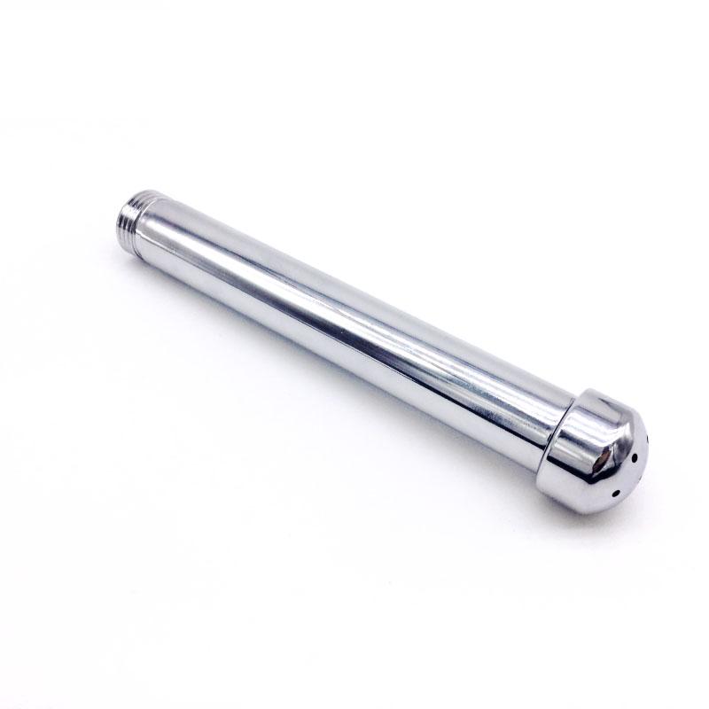 Faucets Brushed Anal Douche Cleaning Enemator with 3 Styles Head Plug Enema Metal Anal Cleaner