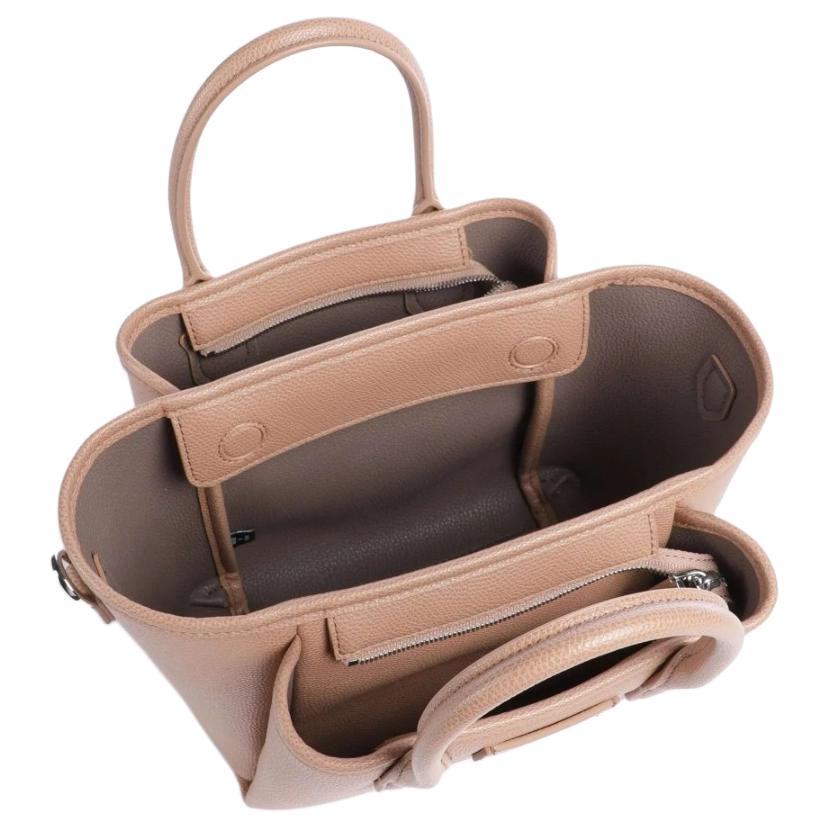 Emporio Armani Logo Detail Patch Tote Bag Women Tote Bags Brown EW002328AF17799M1188