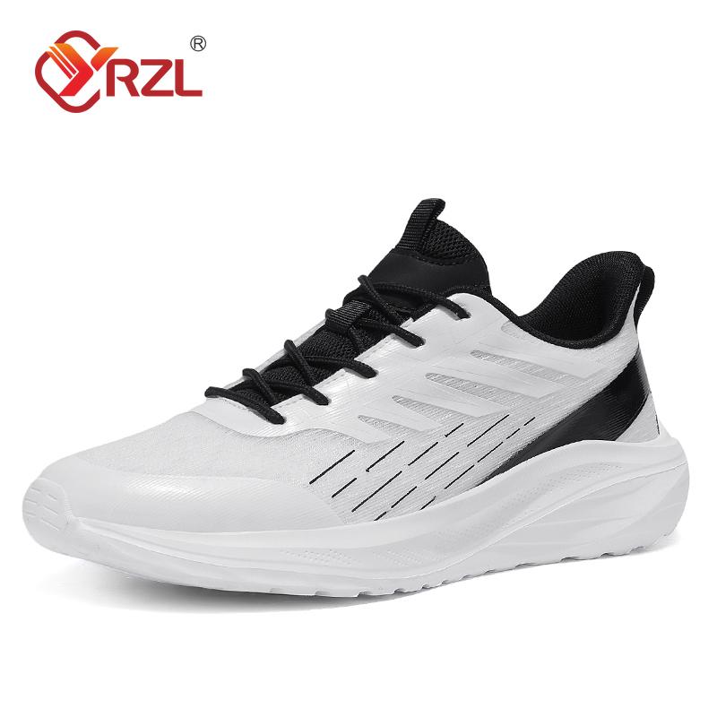 

White Sneakers Men Mesh Breathable Running Sport Shoes Lightweight Casual Walking Athletic Sneakers Man Shoes 44 білий
