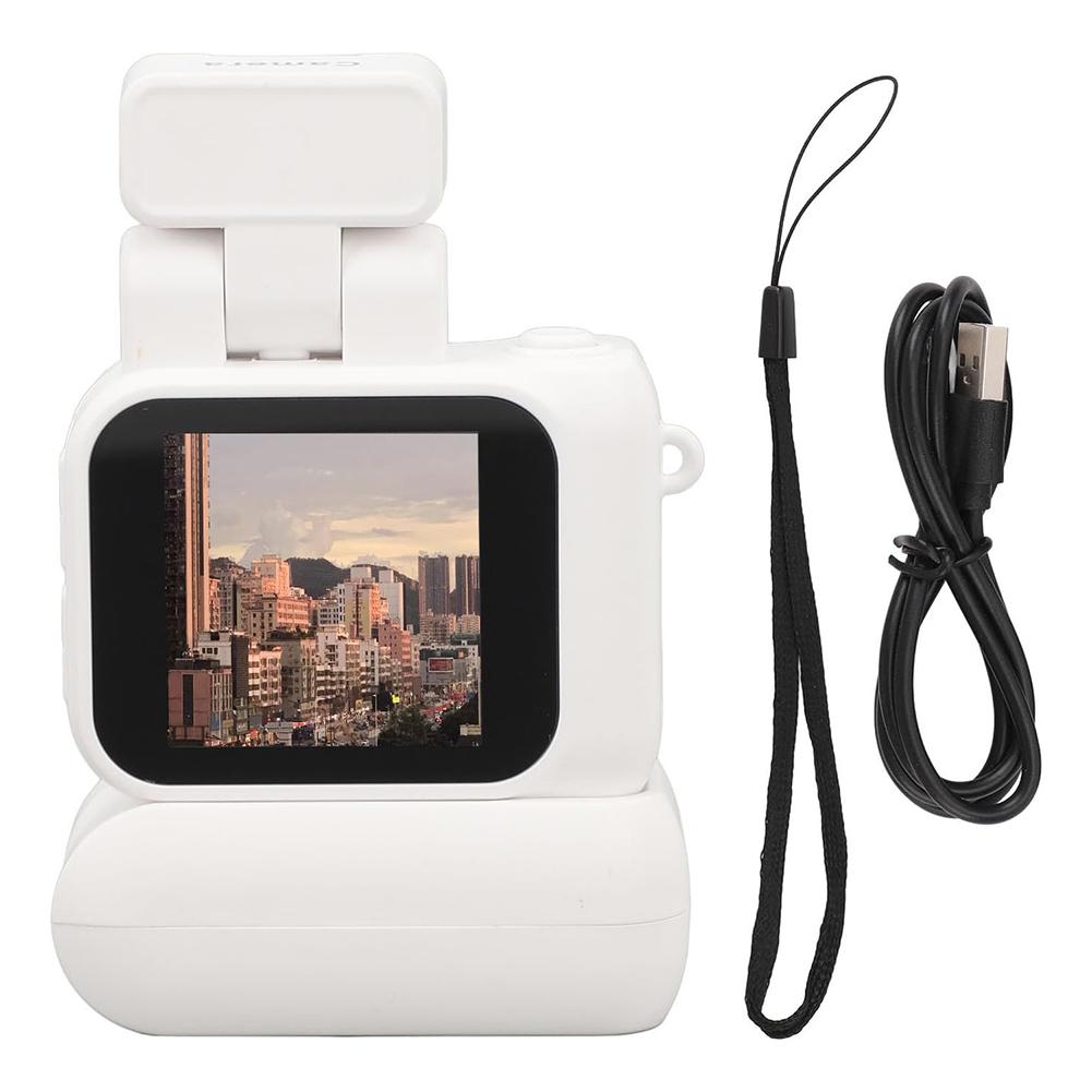 Mini Camera with Screen HD 1080p Portable Video Recorder with Flash Light and Battery Dock Digital Camera Small Camera
