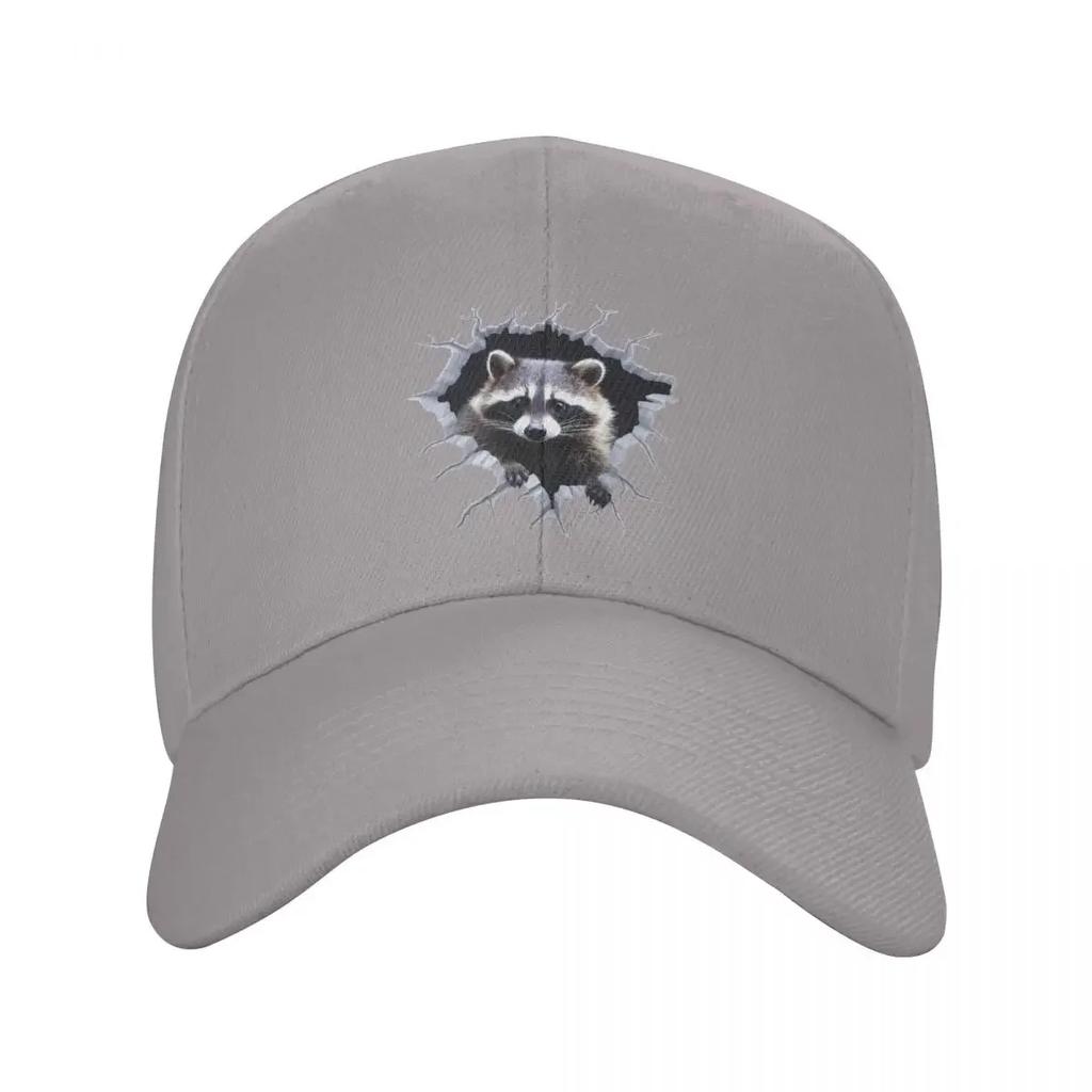 Personalized Funny Raccoon Baseball Cap Sports Women Unisexs Adjustable Dad Hat Spring Snapback Caps