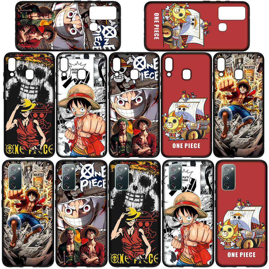 Phone Case for iPhone 17 15 16 Plus Redmi Note 14 12 11 13 Pro Max Huawei P30 P20 Lite Y9 OPPO A60 A80 A54 Cartoon Roronoa Zoro One Luffy Pieces Cover