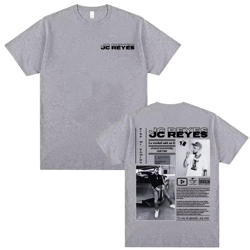 Rapper Jc Reyes Sigo Mi Camino Album Graphic T Shirts Unisexs Women Clothing Casual Oversized T Shirt Summer Tops Tshirts