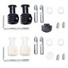Accessories Fixing Kit Hung Toilet Plastic Stainless Steel Toilet Zink Plated 7*4cm Fixing Bolts 1 Pair Bidet Attachments