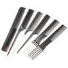 10pcs/lot Black Makeup Comb Set Styling Hairdressing Comb Barber