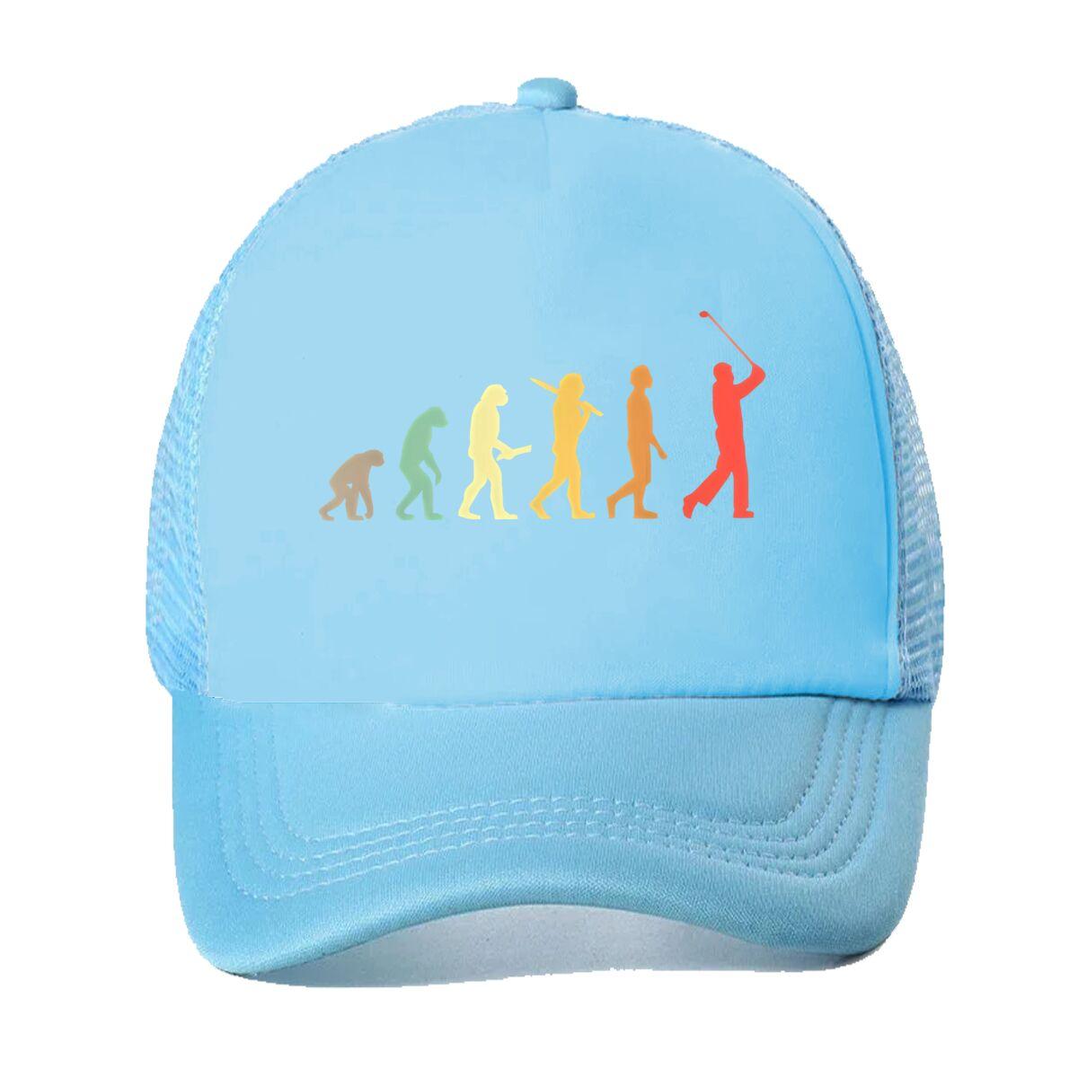 

“Golf Evolution Sport, Humor Design” Mesh Baseball Cap One Size