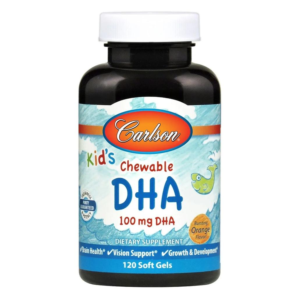 Kid's Chewable DHA, 100mg Orange - 120 softgels